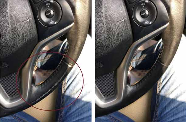 Steering Wheel Colour Correction