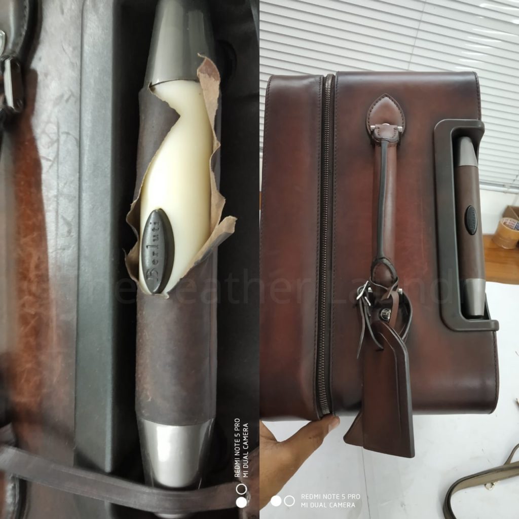 Berluti Luggage Bag Repair & Polishing