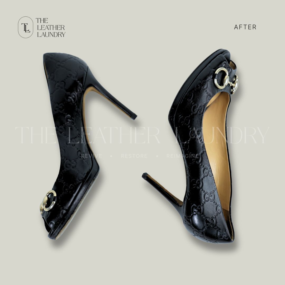 Gucci shoe heel repair