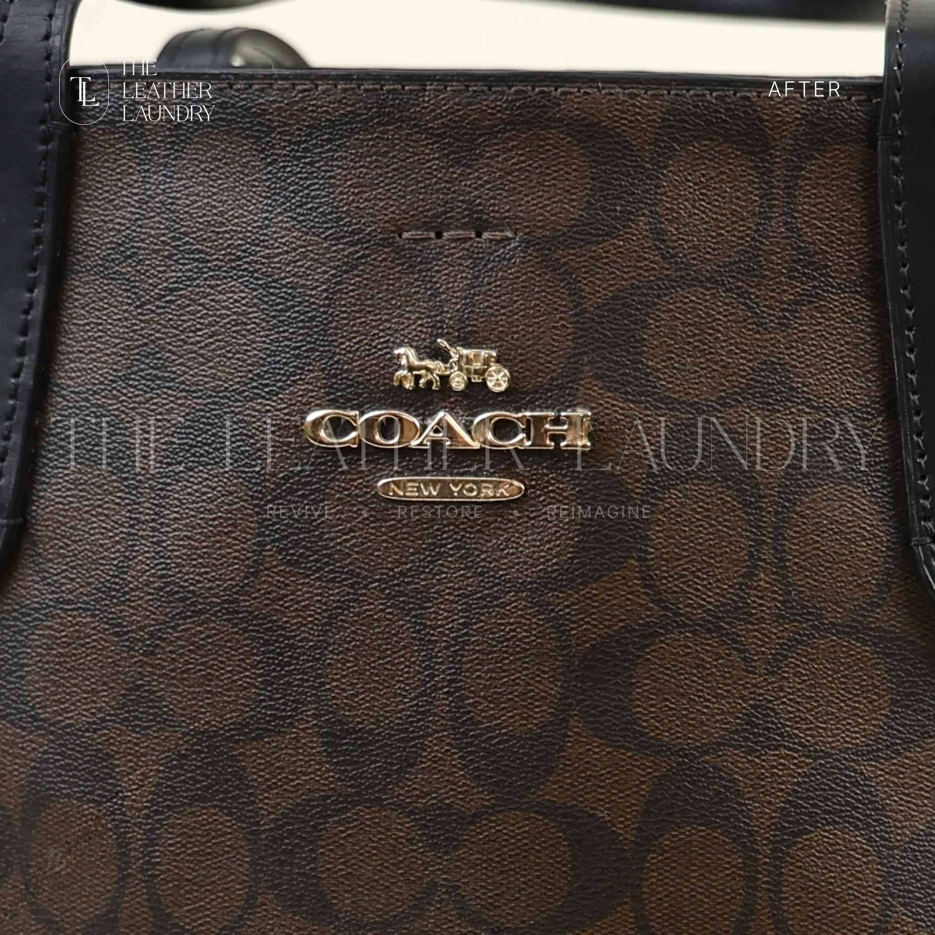 Coach bag logo repair