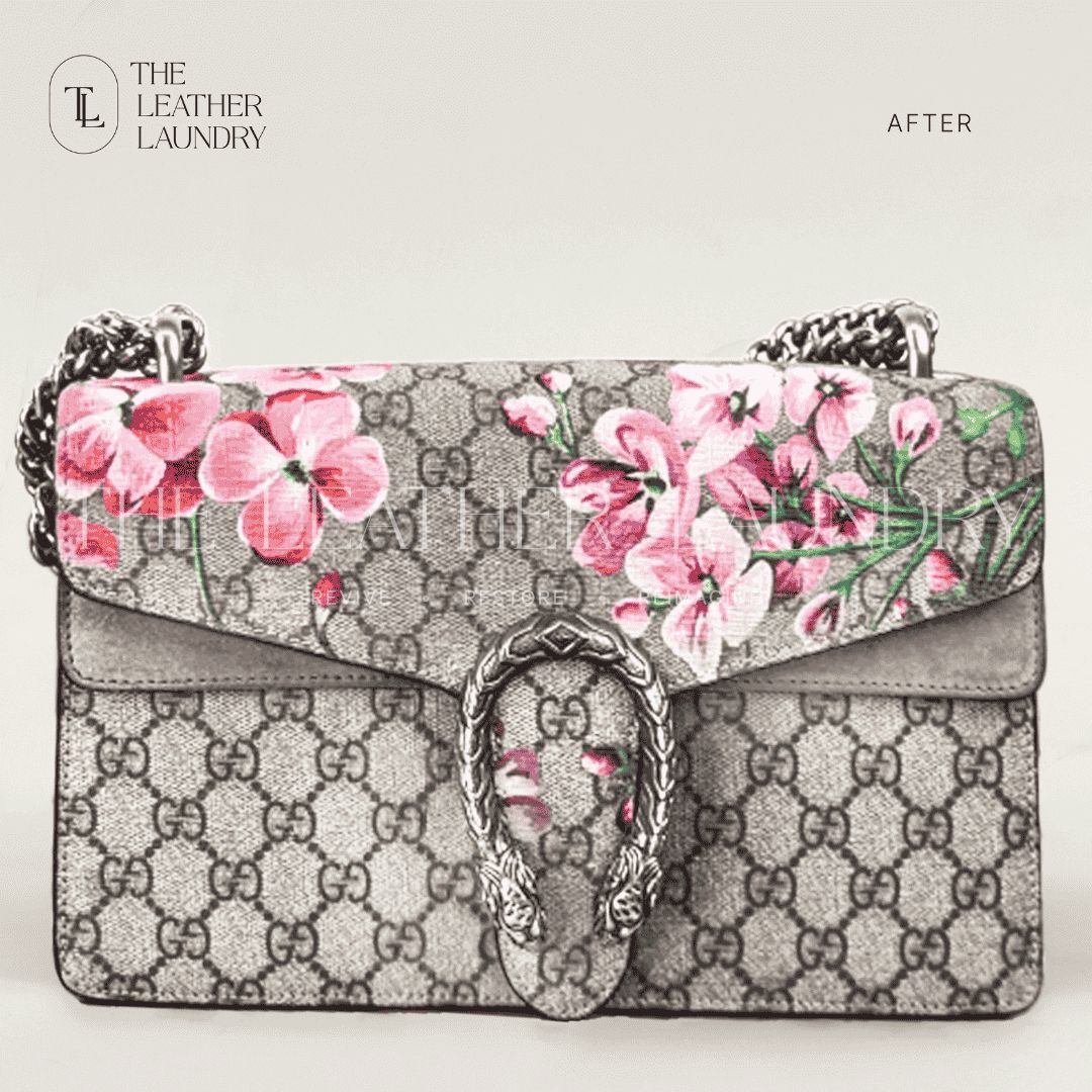 customised leather bag