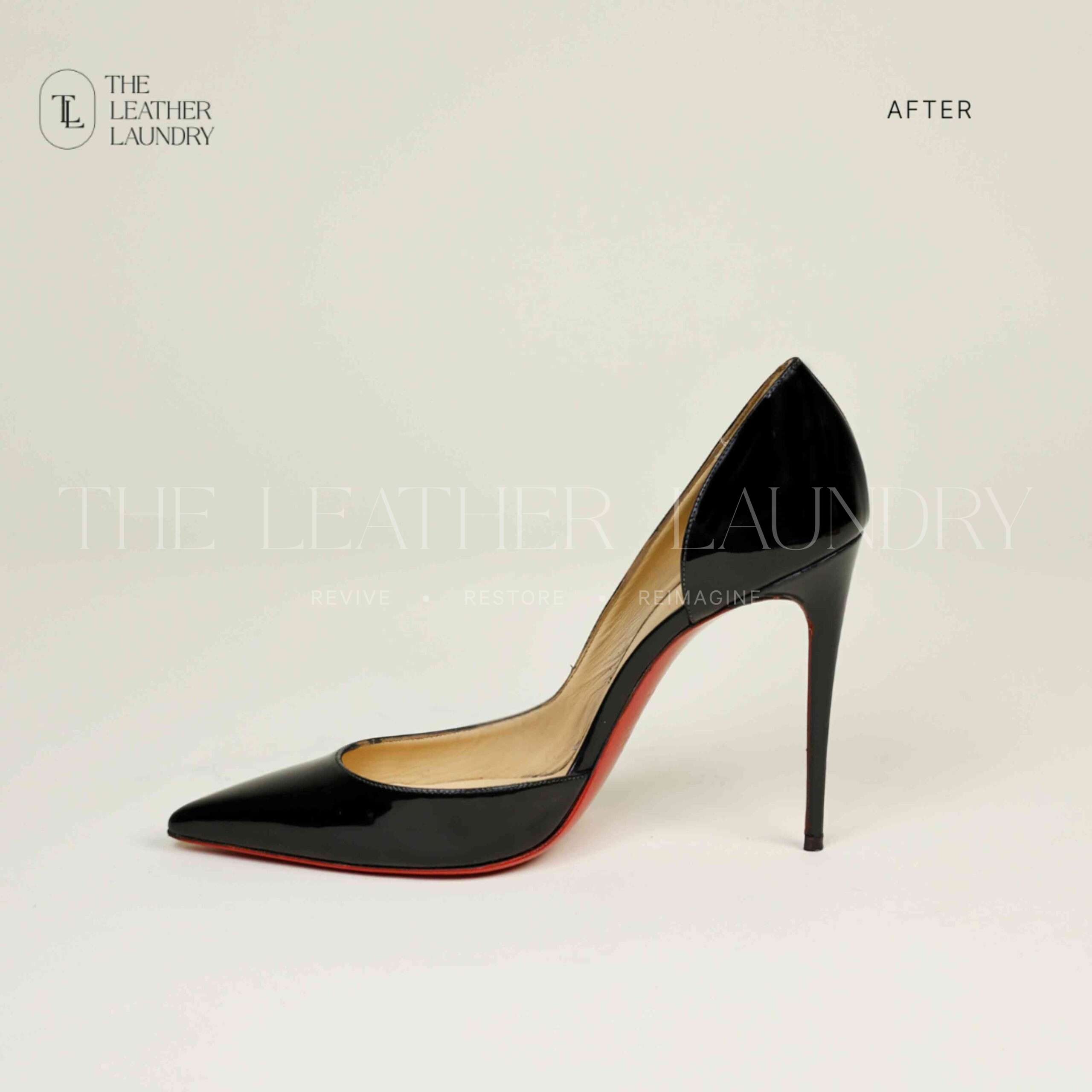 Christian Louboutin Patent Heel Redye